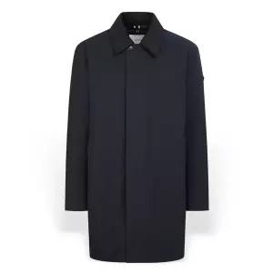 [헤지스] 남성 카라배색 솔리드 하프코트 HZCO6A101N2