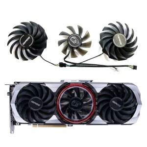 PVA080E12R 냉각 팬 90mm 다채로운 iGame GeForce RTX 3060 고급 Ti RTX3090 kudan