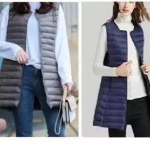 [하프클럽/]여성  롱 패딩 조끼  경량 퀼팅 베스트