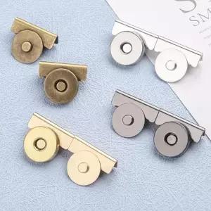 고품질 자석단추 가방 가죽공예 금속단추 셀프수선 수예 부자재 (WFKKIW9)