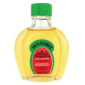 쓰리 플라워 브릴리언트 리퀴드 헤어 스타일링 오일 클래식 샤인 모든 타입에 보습 (꽃향) 4 floz