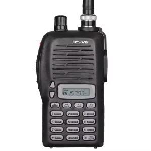 IC-V8 VHF 무전기 5W 해양 라디오 휴대용 햄 1650mAh 2-way 세트 (ICOM