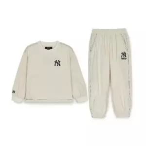 MLB키즈트레이닝세트 JQT 7AS2B0246-50CRD 스트릿 로고 우븐 맨투맨세트 뉴욕양키스