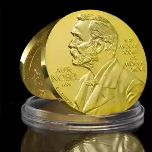 노벨상 주념화 학생 선물 과학 소품 인테리어 수집 동전 발명가 학생화 기념화 코인화 옛날지폐 주화 골드