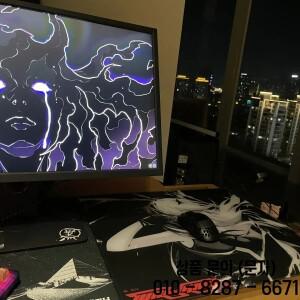 쿨걸 글래스 마우스패드 소라 게임 맞춤형 패턴 강화 유리 매트 게이밍 데스크 FPS e스포츠 오피스