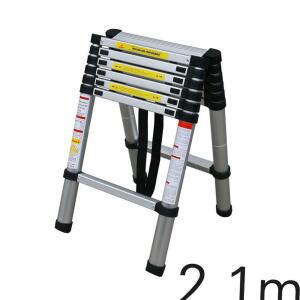 휴대용 접이식 사다리 안전 발판 이동식 알루미늄 계단 사다리 A형 2.1M