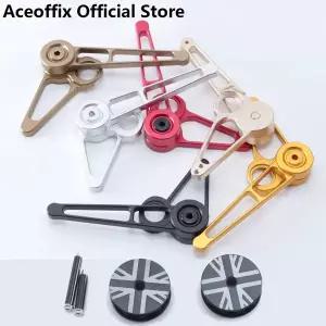 호환  Aceoffix 자전거 리어 드레일러 브롬톤 체인 텐셔너 변속기 가이드 휠 포함 알루미늄 합금 Ts04 1-3