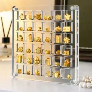 아크릴 모으기 순금 추천제품 콩알금 보관함 신상 리빙러빙 금테크 콩금 보관케이스 주물금 케이스