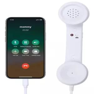 레트로 수화기 c타입 옛날전화기 유선 휴대폰 이어폰 일반전화기