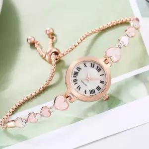 여성 손목시계 메탈 시계 골드