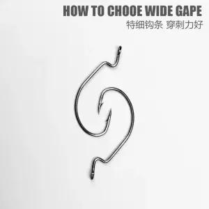 스토비투 소형 와이드갭 훅 전용 미니 낚시 루어 배스 다운샷 피네스 와이