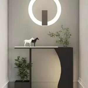 현관 테이블 폭좁은 틈새 선반 복도 협탁 탁자 콘솔 포인트