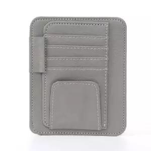 자동차 카드포켓 선바이저 차량용 보관함 차량수납함 수납 포켓 주머니 차량 정리 보관 케이스 그레이