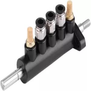 타이어 체인저 기계용 KIMISS 공기 제어 밸브 풋 페달 알루미늄 합금 8mm OD 튜빙 커넥터 기계 공압 스위치