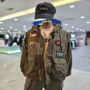 [지프] 빈티지 와펜 야상 점퍼  JP4JPF130