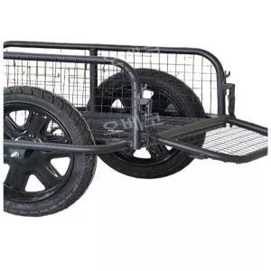 전기트레일러 자전거짐칸 화물 아웃도어 버킷 후방 삼륜차 캠핑 카트