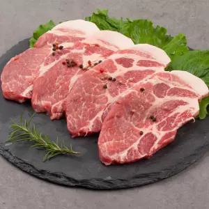 한돈 냉장 돼지고기 목살 구이용 숯불용 수육용 1kg