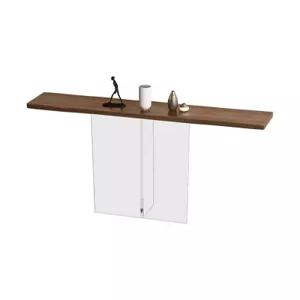 폭좁은 틈새 콘솔 엔틱 테이블 거실 80x30x75 얇은 감성 선반 복도(1)