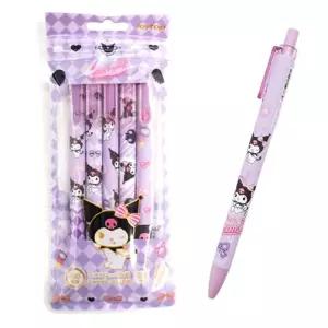 산리오캐릭터즈 굿타임 중성펜 5본세트_쿠로미(805181)잘써지는 캐릭터 필기 학생 중성 문구용 팬시용 부드