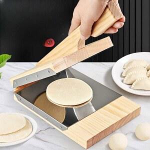 만 누름판 반죽 가정용 기계 제면기 원목사각U58