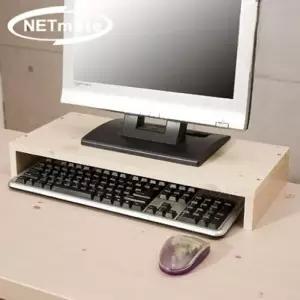 넷메이트 모니터 받침대 거치대 선반 1단 워시 컴퓨터 스탠드 다이 대형 PC