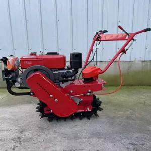 휴립기 미니 궤도 텃밭관리기 트랙터 텃밭 밭갈이 경작기 쟁기질 도랑 무한 농업용 경운기 농