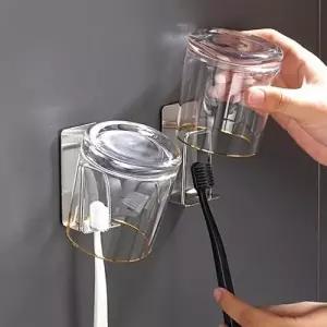 ( )스텐 304 칫솔 걸이 거치대 양치컵
