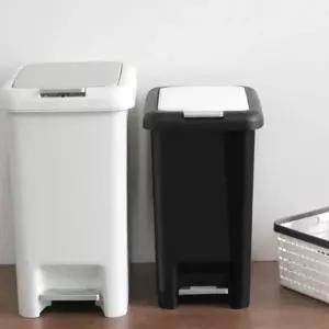 모던 휴지통 다용도 슬림 8리터 페달 휴지통 10리터 공간 분리수거함 15리터 분리수거 리빙박스 재활용