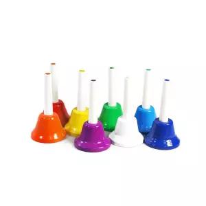 유치원 재롱잔치 연주종 손잡이핸드벨 오감자극놀이 교재용악기 음악