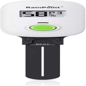 RAINPOINT 스마트 디지털 무선 식물 수분 측정기 실내 WiFi 허브 필요 정전식 프로브 매립 토양 습도계