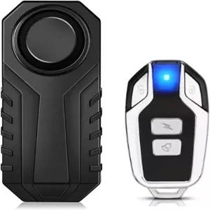 원격 113dB 무선 방지 오토바이 자전거 경보 차량 진동 방수 산악 전기 스쿠터 트레일러용 경보기