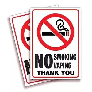 고품질 금연구역 안전 표지판 방수형 금연 안내 사용 M13125 금연표지판 금연스티커 WFHYLLX