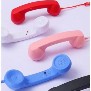 C타입 이어폰 옛날 레트로 전화기 연결