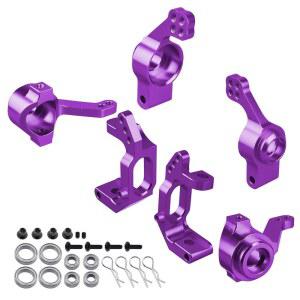 Hobbypark 102010 102011 102012 알루미늄 스티어링 너클 키트 허브 캐리어 마운트 RC 레드캣 볼케이노 EPX 몬스터 트럭 HSP용 업그레이드 부품 세트