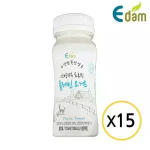 이담 산양 프로틴 플레인 요구르트 120ml x 15개