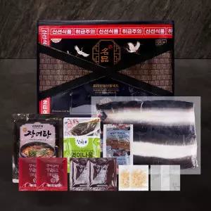 [맛딜] 국내산 자포니카 민물장어 3인 선물세트 (손질후 1000g내외/생강채+소스+명이나물+장어탕 등 포함)