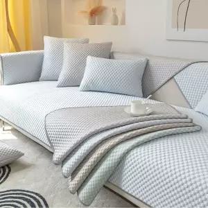 여름 냉감 쿨링 쇼파커버 방석 깔개 카우치덮개2인용 2패드 3 소파