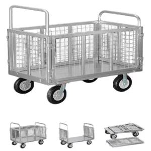 접이식 카트 손수레 바스켓 롤테이너 망대차 폴딩
