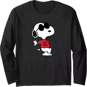 땅콩 - 스누피 조 쿨 긴팔 티셔츠