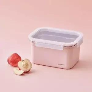 락앤락 2L 스테인리스 반찬통 컬러 스텐 밀폐용기 코지 미스티로즈