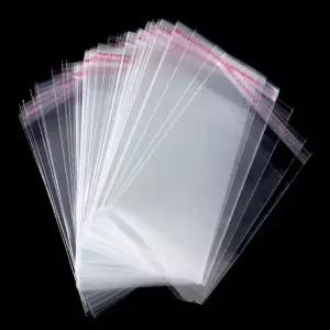 (14x20) 투명 접착식 OPP 포장봉투 (10매)/악세사리/굿즈/사진/이벤트/문구용품/비닐/접착봉투/투명봉투