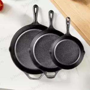 롯지 스킬렛 무쇠팬 주물팬 주철팬 3개 8인치 양수 후라이팬