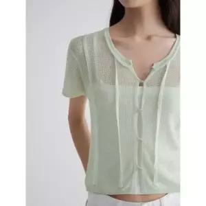 8seconds 크로셰 카디건 - 그린