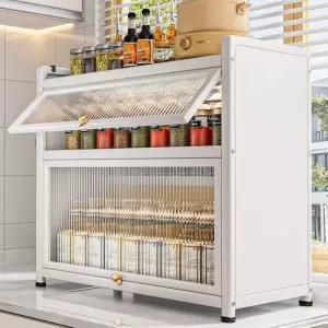 미니 수납장 그릇 장식장 소형 탕비실 양념수납장