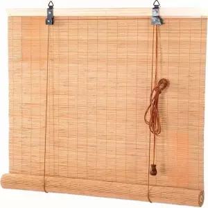 시원한 블라인드 대나무 커튼 사무실 카페 원목 파티션 인테리어 셔터 장식용 차양