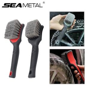시메탈 자동차 타이어 휠 림 세척 브러쉬 미끄럼 방지 핸들 허브 간격 디테일링 도구