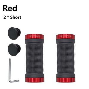 80mm 자전거 그립 변속기 MTB 산악 롱 숏 고무 소프트 접이식 사이클링 액세서리