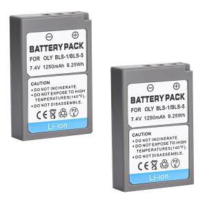 올림푸스 OM-D E-M10 Mark II 시스템 미러리스 카메라용 배터리 팩 2개