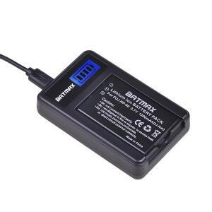 Batmax 충전식 배터리 및 LCD USB 충전기 FUJIFILM 파인픽스 M603 F601 F410 50i 줌 NP-60 NP 1PC