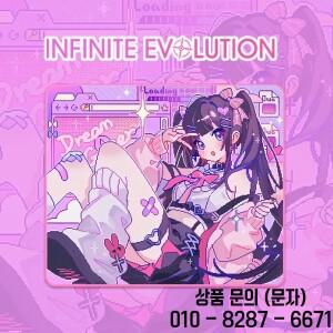 픽셀 레인보우 글래스 마우스패드 소라 게임 맞춤형 강화 유리 매끄러운 게이밍 데스크 매트 FPS e스포츠